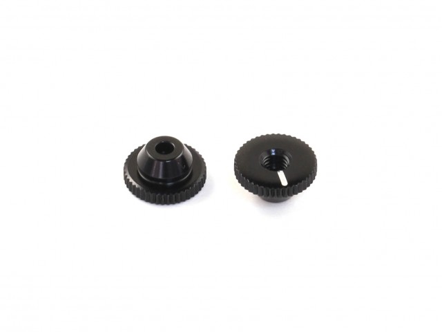 Radtec - Aluminum Side Spring Retainer for Xray Side Spring, Black, 2 pcs (PC-10005)